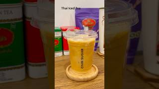 Thai Iced Tea Recipe ✨🧋 shorts chillisugar [upl. by Werdn]