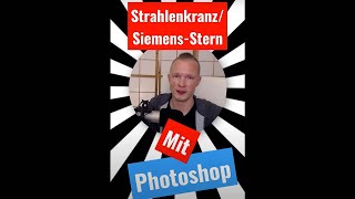 Strahlen Kranz oder SiemensStern in Photoshop selbst erstellen ☀ [upl. by Valaree]