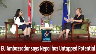 EU Ambassador says Nepal has Untapped Potential  Ambassador Veronique Lorenzo [upl. by Eidac]