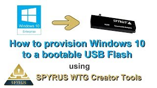 How to put Windows 10 on a USB Flash Drive [upl. by Drofkcor698]