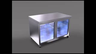 Hoshizaki Undercounter and Worktop Refrigeration Airflow [upl. by Adalie]