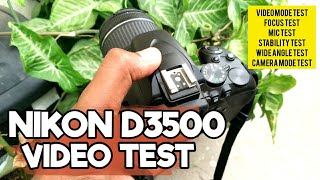 Nikon D3500 Video Test  Complete Hindi Review [upl. by O'Malley]