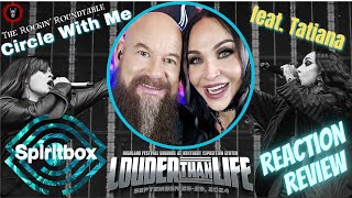 Metal couple REACTS and REVIEWS  Spiritbox  Circle With Me ft Tatiana of Jinjer  Live LTL 2024 [upl. by Ahsenit]