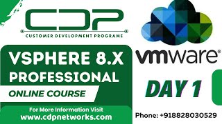 VMware vSphere 80 Training  Day 1  Introduction to VMware  CDP Networks  wwwcdpnetworkscom [upl. by Orelu]