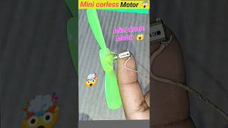 Mini corless drone motor🔥🤯mini DC motor🔥DC motorexperimentdcmotor ytshortsviraldiy [upl. by Crespo]