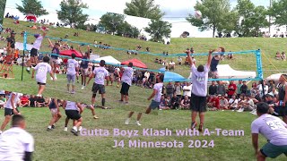 J4 2024 Californias finest volleyball teams Klash in Minnesota Gutta Boyz vs ATeam [upl. by Knorring828]