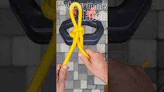 Highwaymans Hitch knot rope diy shorts tiktok viralvideo ideas handmade lifehacks [upl. by Thibaut]