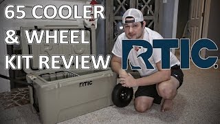 RTIC 65 COOLER amp WHEEL KIT REVIEW [upl. by Gilberta]