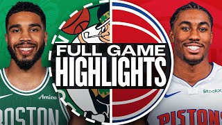 CELTICS at PISTONS  FULL GAME HIGHLIGHTS  October 26 2024 [upl. by Bertram109]