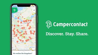 Campercontact app  Die schönsten Wohnmobilstellplätze zum Greifen nah [upl. by Evvy]