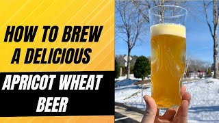 How To Brew a Delicious Apricot Wheat Beer [upl. by Vitoria]