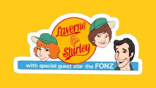 Laverne amp Shirley with The Fonz Intro [upl. by Anaihsat]