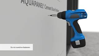 Installation of Knauf AQUAPANEL® Cement Board Indoor [upl. by Cloots]