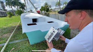 HOW TO BUILD A FIBERGLASS BOAT IN YOUR BACKYARD Start to Finish [upl. by Artemed]