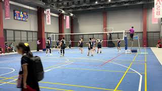 ASB BOBCATS VS MUIDS Varsity boys volleyball [upl. by Telfer862]