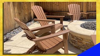 Polywood Outdoor Adirondack Patio Chairs  Review [upl. by Oberstone]