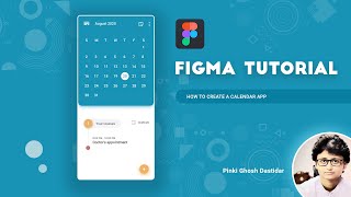 Figma Tutorial  A Free UI Design Mobile App Design Calendar App [upl. by Evangelist427]