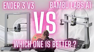 Ender 3 V3 Vs Bambu Labs A1 Direct Comparison [upl. by Ahsyek]