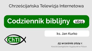 Codziennik biblijny słowo na dzień 25 września 2024 r [upl. by Harberd]