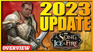 House Lannister 2023 Update for A Song of Ice and Fire Miniatures Game [upl. by Lundeen]