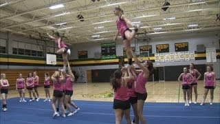 Archbishop Wood placed first in their division Championship for Cheerleading [upl. by Majka]