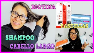 ¿Crece el CABELLO con las Pastillas de BIOTINAShampoo Revita Pilopeptan [upl. by Ketchan]