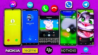 Facebook BiP Zangi Telegram  Incoming Call BlackBerry amp Nothing Phone amp Moto amp Nokia amp Realme [upl. by Greerson]