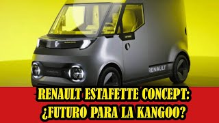 Renault Estafette Concept ¿La futura Kangoo eléctrica [upl. by Nady]