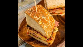 Mortadella and Cheese Muffuletta Sandwich [upl. by Andi354]