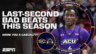 Most heartbreaking BAD BEATS in college basketball this season thus far  SC with SVP [upl. by Enaira]