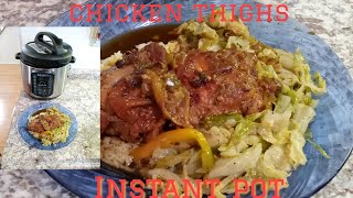 EASY QUICK HoneyGarlicTeriyaki Chicken Thighs INSTANT POT [upl. by Atinet370]