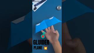 how to make world best glider plane shorts youtubeshorts origami flyingpapers [upl. by Gaivn]