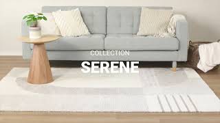 Hoogpolig vloerkleed Serene Shapes Creme  FRAAI Home amp Living [upl. by Hgielek]