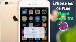 iPhone 6s6s Plus Unable to Activate Touch id on this iPhone  Fixed [upl. by Laroy]