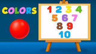 Learn Numbers with Color Surprise Balls  Numbers Collection for Children [upl. by Berns871]