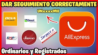 Dar SEGUIMIENTO a pedidos en ALIEXPRESS [upl. by Oluap]