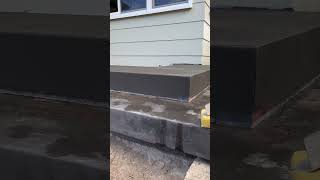 Concrete Floating Steps Finishing floatingsteps concrete concretefinishing [upl. by Klockau759]