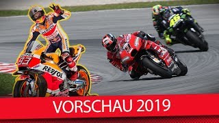 MotoGP 2019 Alle Hersteller im Check Saisonvorschau [upl. by Doubler]