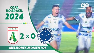 SOUSAPB 2 X 0 CRUZEIRO  MELHORES MOMENTOS  COPA DO BRASIL  geglobo [upl. by Cynde]