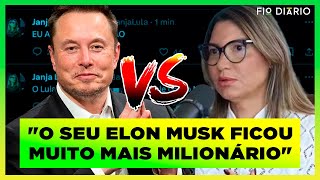 JANJA AFIRMA TER ENRIQUECIDO ELON MUSK [upl. by Nicolis983]