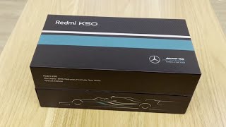 فتح علبة و سعر Redmi K50 Mercedes AMG Unboxing [upl. by Yelekalb835]