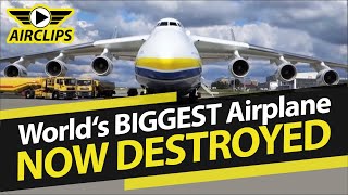 Antonov 225 Mriya ULTIMATE MOVIE about flying worlds largest airplane AirClips full flight series [upl. by Notrab725]