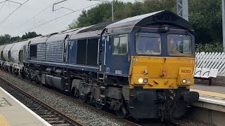 Kettering station class 66303 6F93 ketton cement ￼great tones 15 Karl thanks you ￼14923 [upl. by Ainoloppa241]