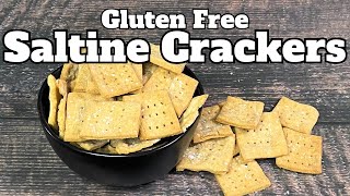 GLUTEN FREE SALTINE CRACKERS  Gluten Free Soda Crackers [upl. by Selemas]