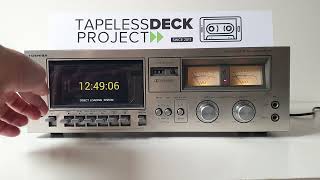 TOSHIBA PCX10 converted into MP3FLAC player  Tapeless Deck Project [upl. by Jt]