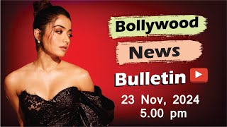 Bollywood Latest News  Rashmika Mandanna  Alia Bhatt  Shehnaaz gill  23rd Nov 2024  5 Pm [upl. by Ilysa]