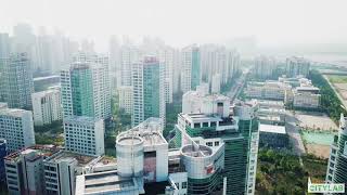 A Drones Eye View of Songdo South Koreas Smartest City [upl. by Aiki420]