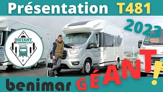 Il est juste INCROYABLE pour 2  Présentation du BENIMAR T481 modèle 2023 Instant CampingCar [upl. by Nollaf]