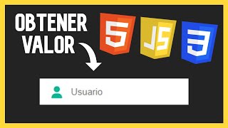 👉 como OBTENER el VALOR de un INPUT en JAVASCRIPT 😱 [upl. by Nations]