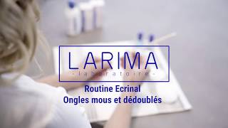 Mode demploi  Ecrinal Routine Ongles Mous et Dédoublés [upl. by Tuck]